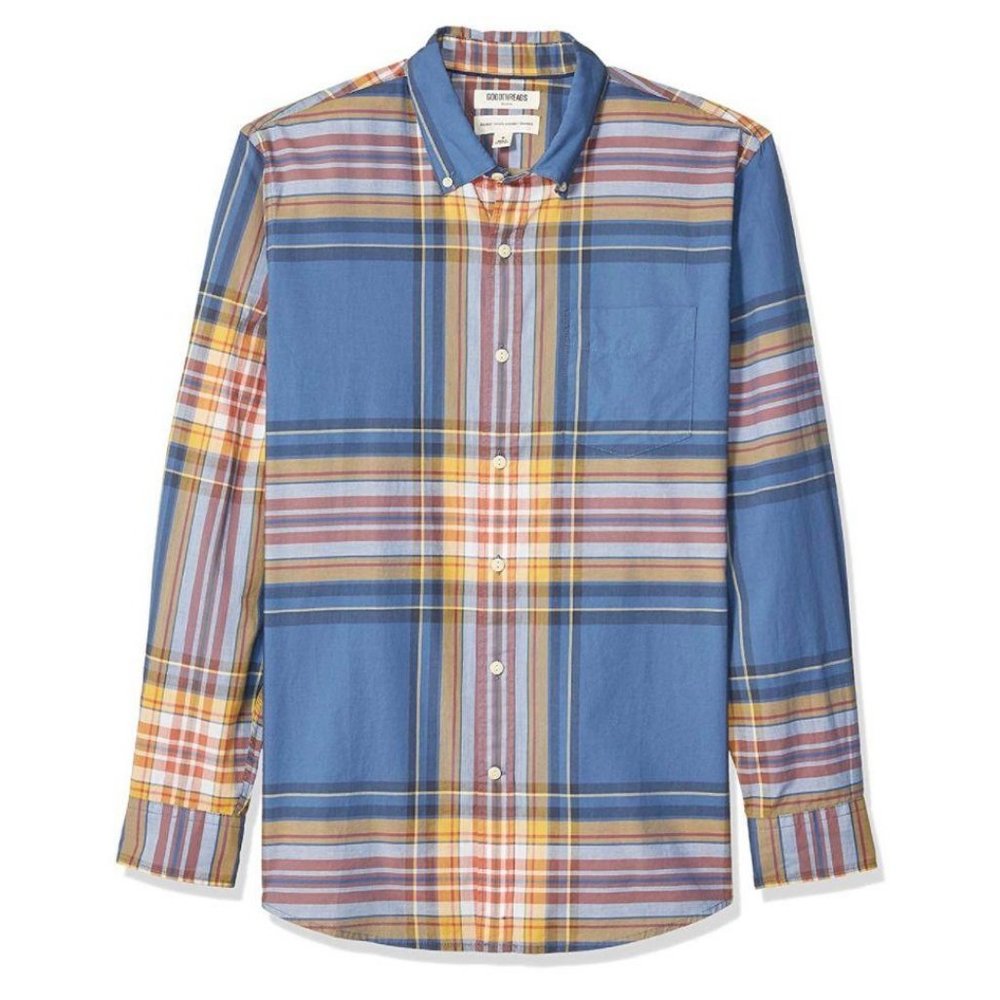 Goodthreads Men's Standard-Fit Plaid Shirt - LT